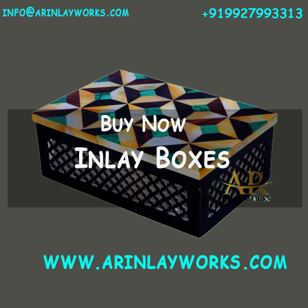 Handicraft Marble Inlay Box | AR Inlay Works