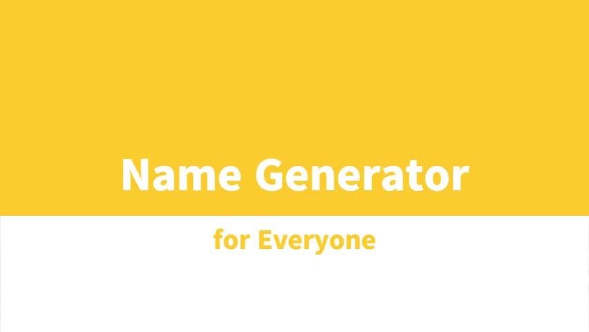 Personal Blog Name Generator