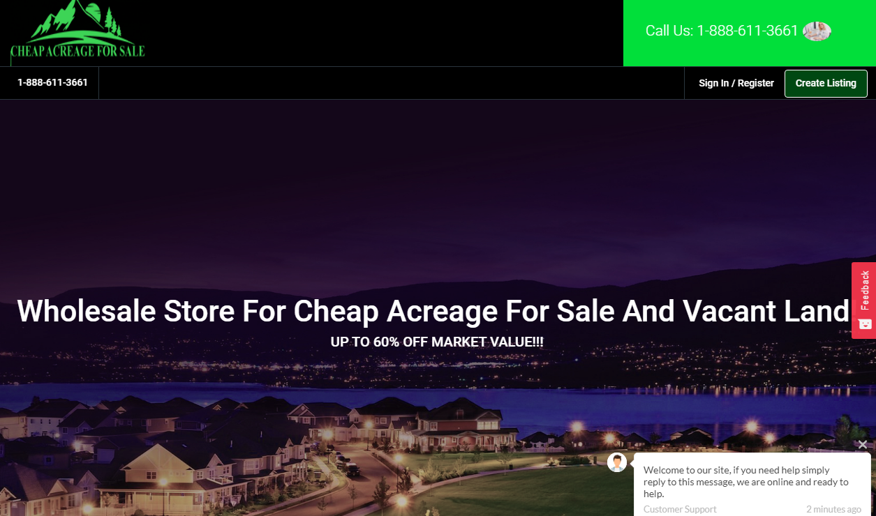 cheap acreage for sale