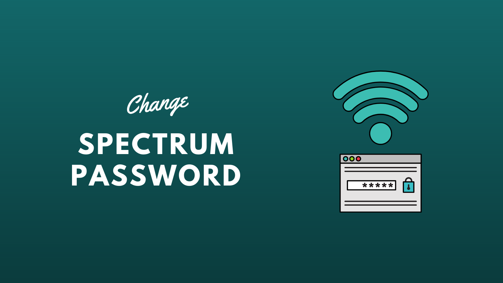 How do I recover my Spectrum account? Reset Password