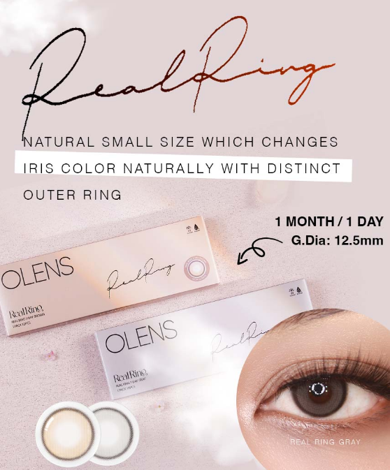 Real Ring disposable contact lens