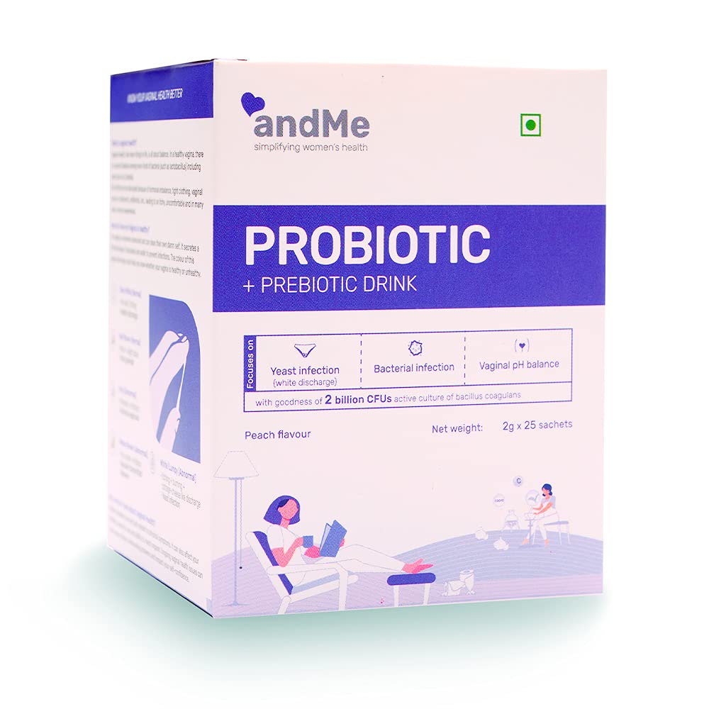 andMe Women Probiotics Drink with 2 Billion CFUs, 