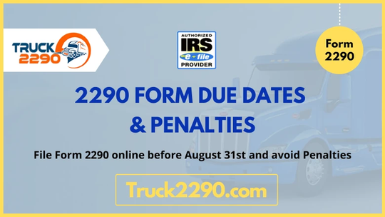 2290 Form Due Date & Hvut Penalties