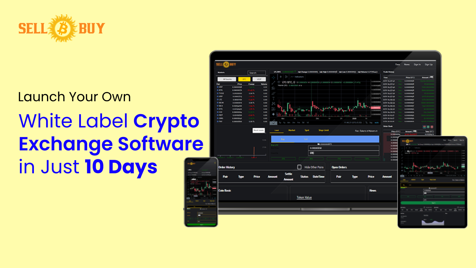 White Label Cryptocurrency Exchange - Make Your Exchange Within 10 Days