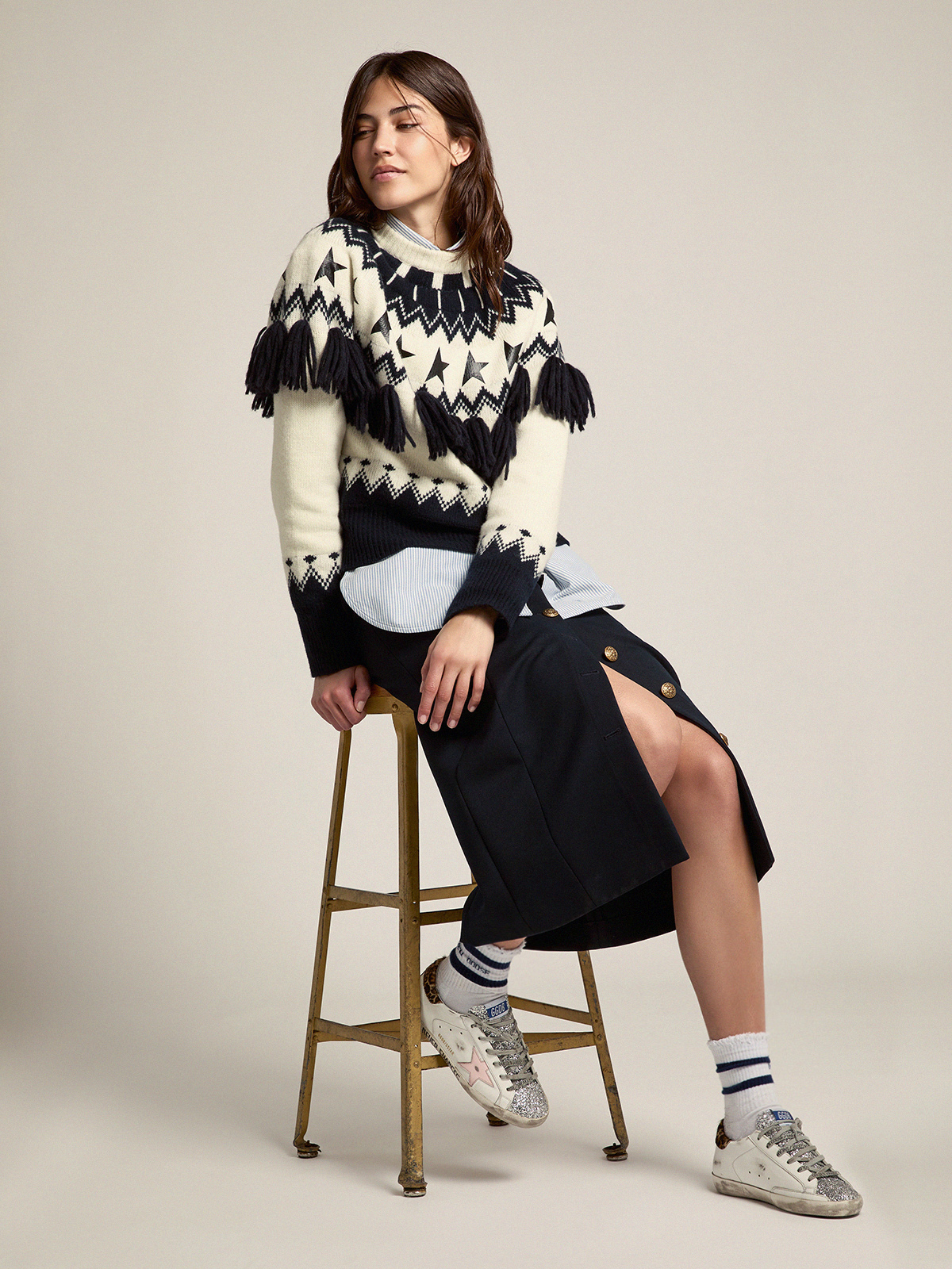 versione si Golden Goose Saldi caratterizza per la stella
