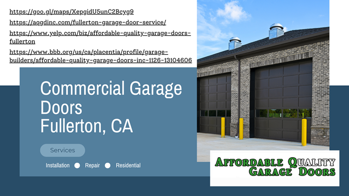 The Ultimate Guide to Commercial Garage Doors: A Comprehensive Overview and Tips for Choosing the Best Solution for Your Business