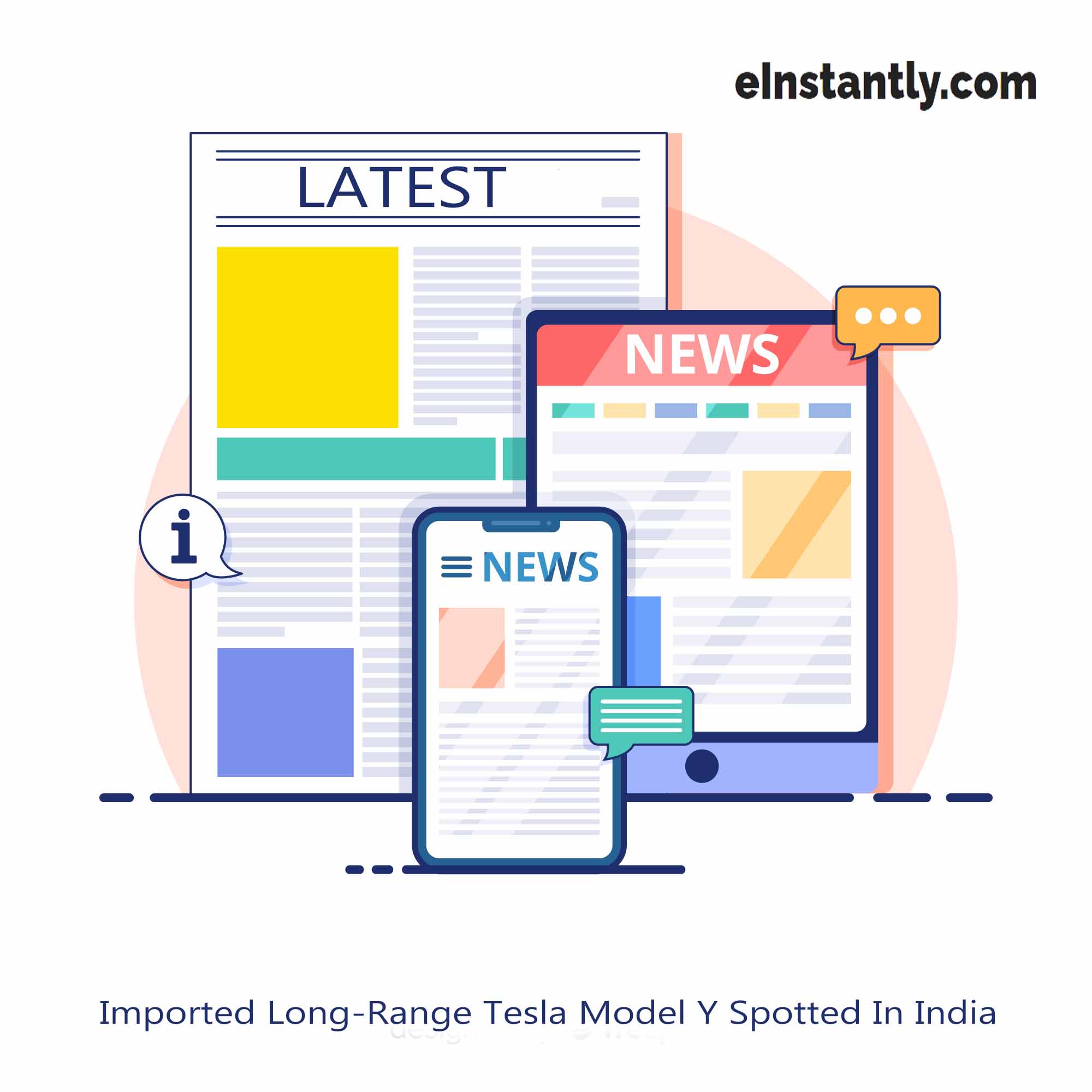 Imported Long-Range Tesla Model Y Spotted In India