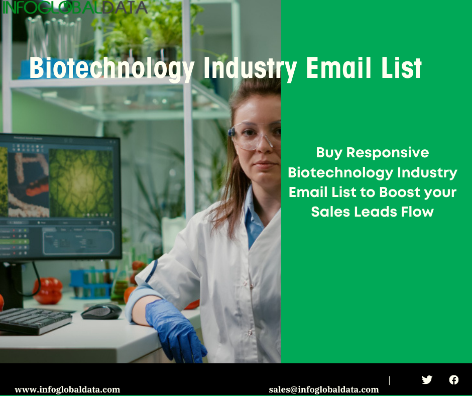 Biotechnology Industry Email List | 100% Opt-In Data