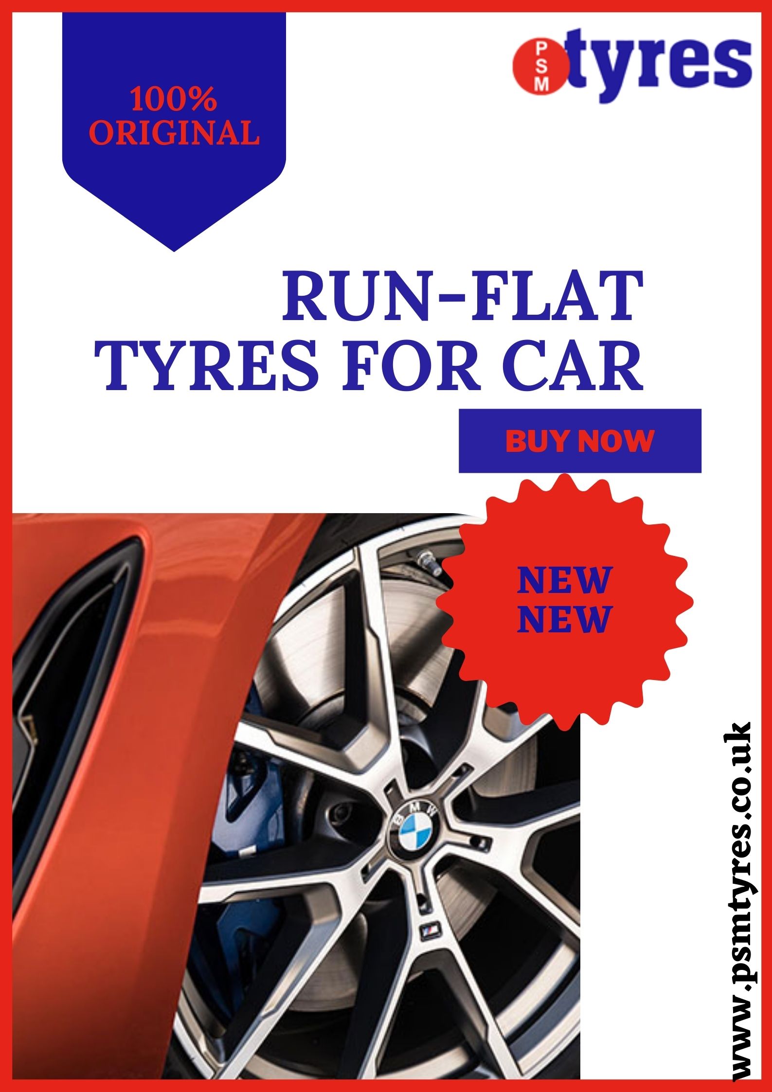 Get the best quality with new design Run-flat tyres for cars 
