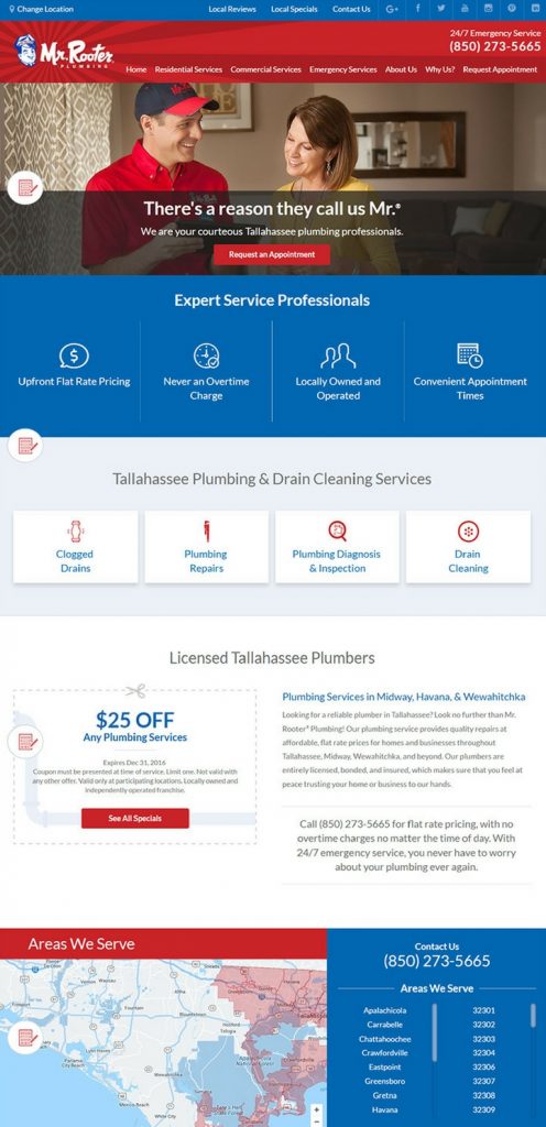 Plumbing Website Design