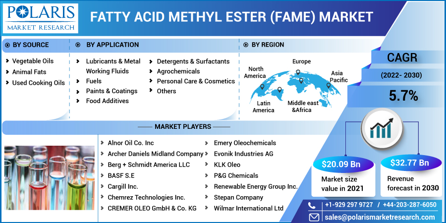 Fatty Acid Methyl Ester (FAME) Market 2023 Latest Research, Top Impacting Factors, Growth Strategies, and Forecast to 2032