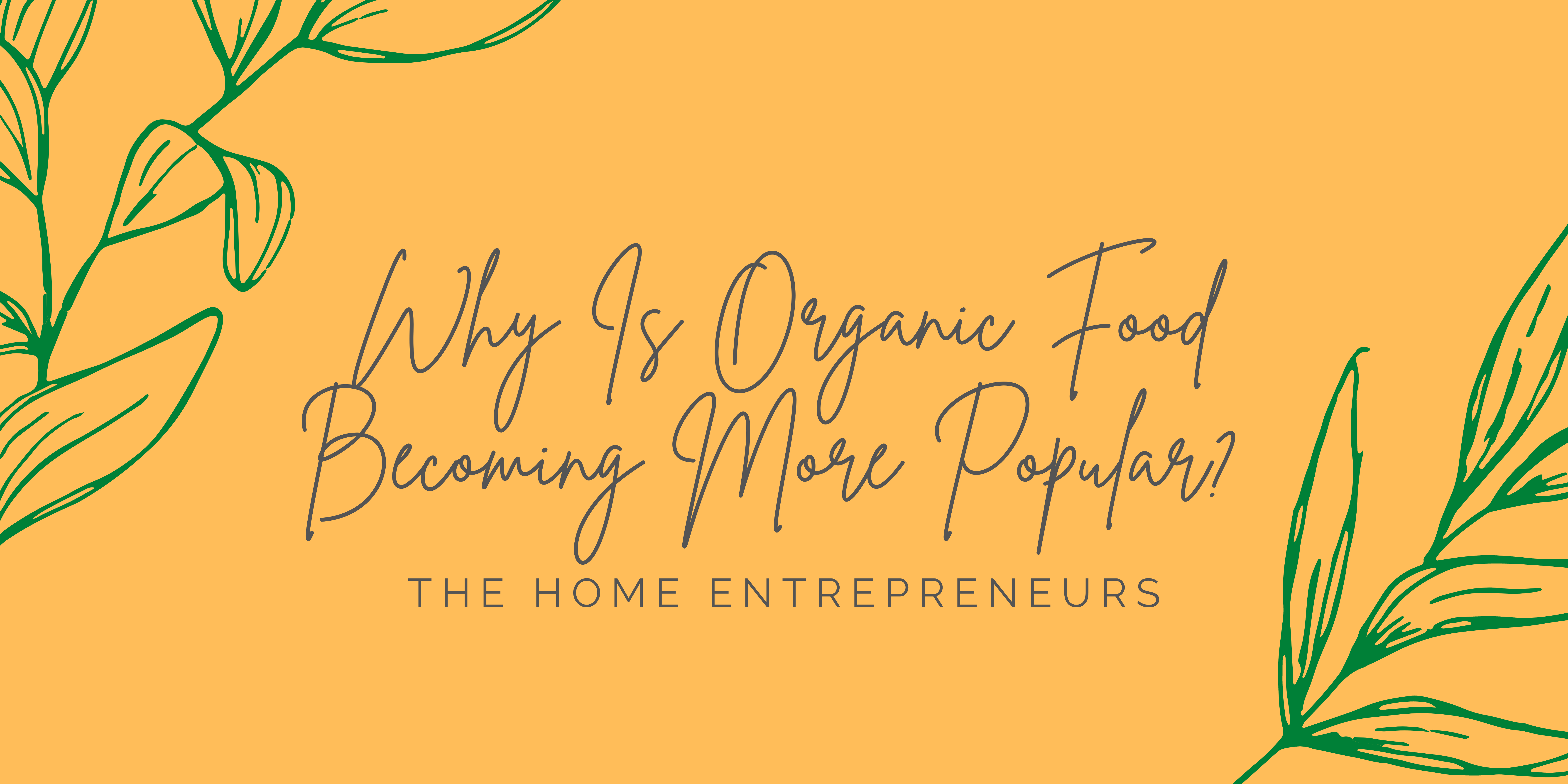 Why Is Organic Food Becoming More Popular?