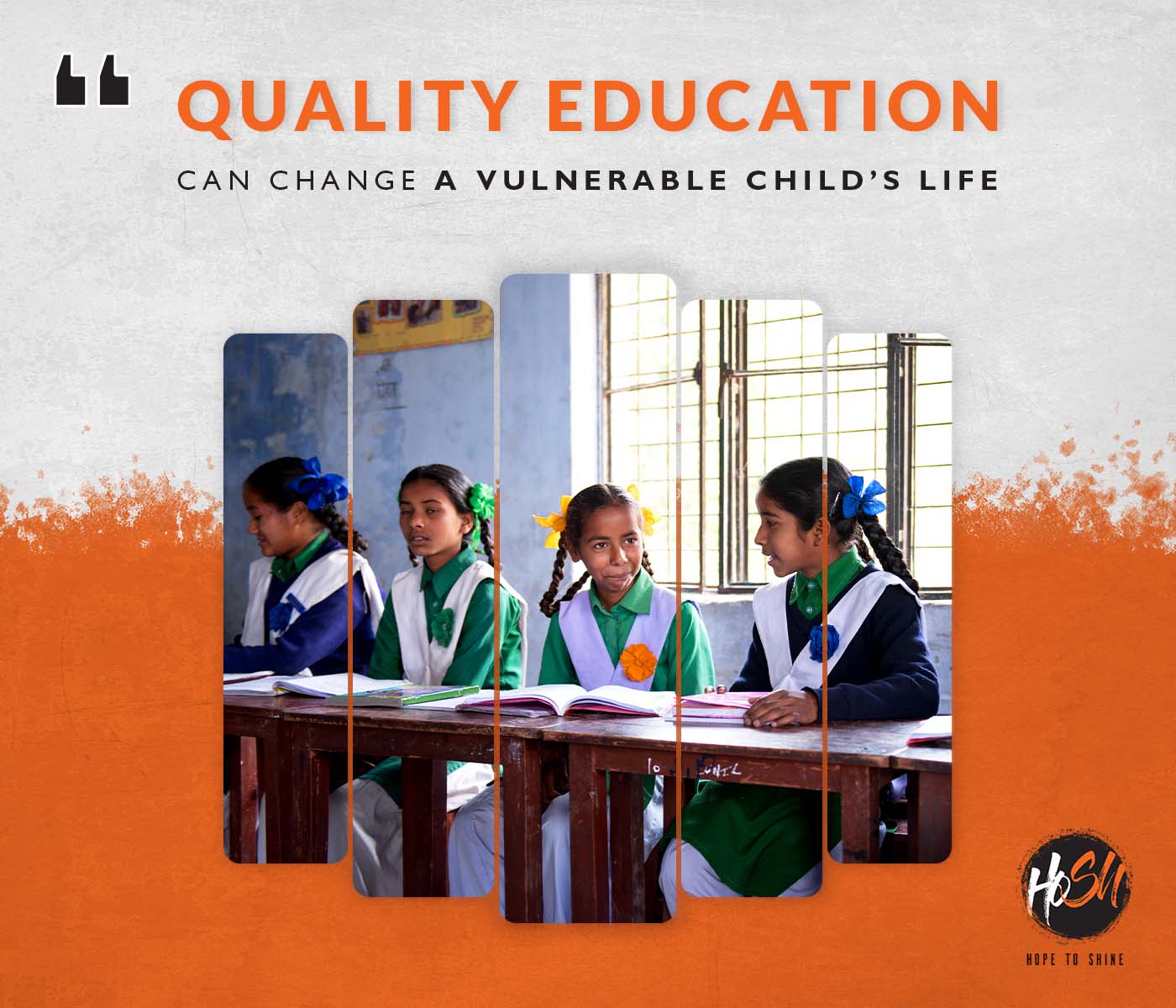 Helping Poor Children's Education And Livelihood - Hope To Shine