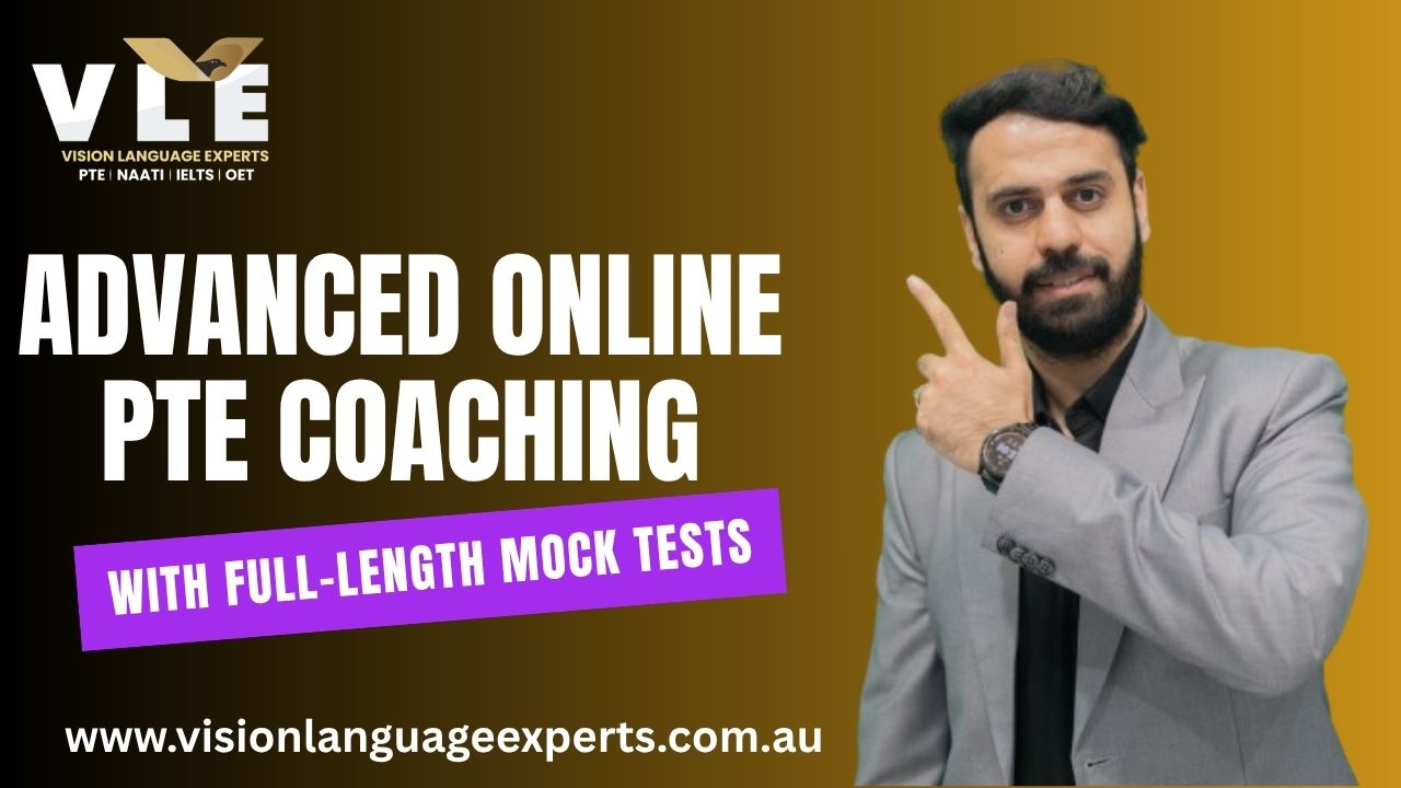 Advanced Online PTE Coaching with Full-Length Mock Tests