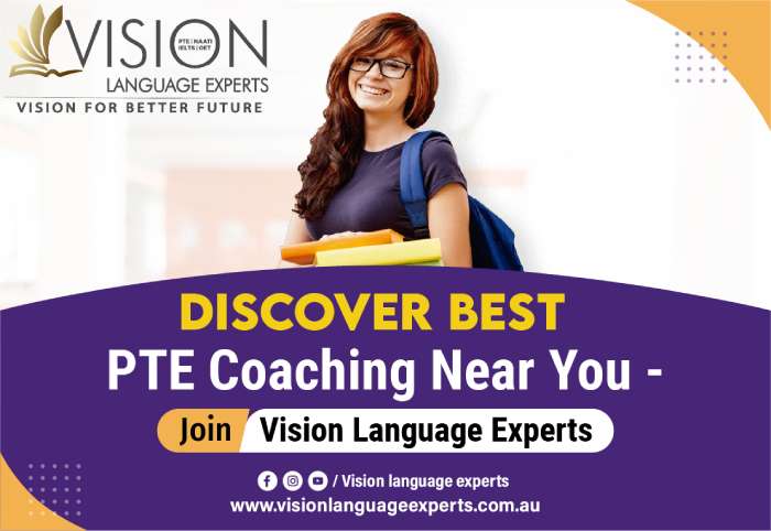 Discover Best PTE Coaching Near me - Join Vision Language Experts