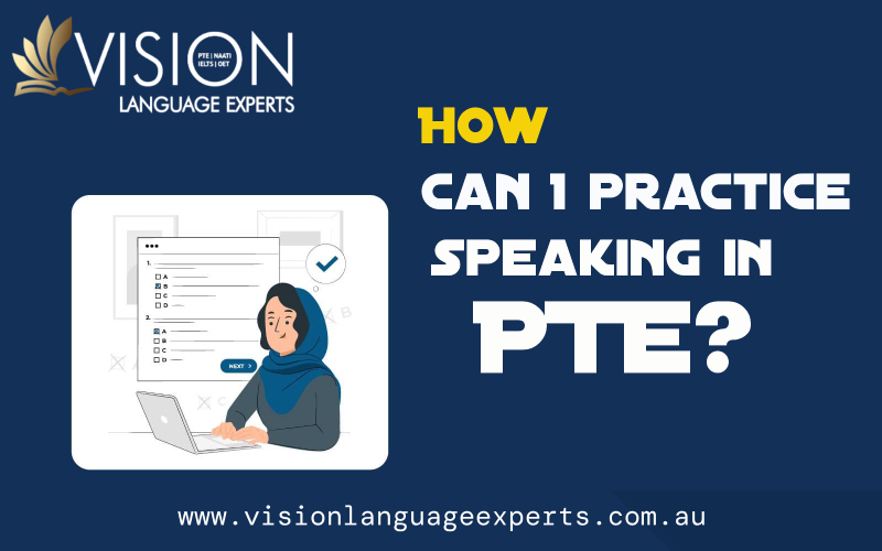 How can I practice speaking in PTE?