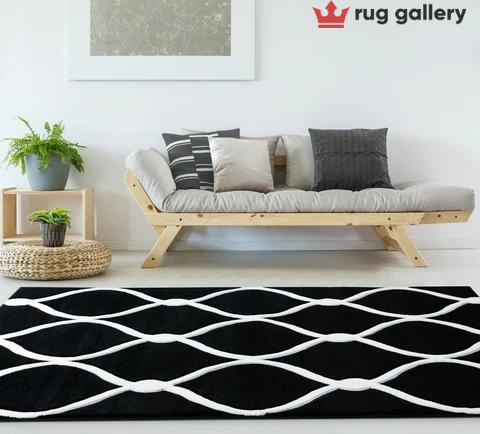Buy White and Black Rugs for Home & Offices