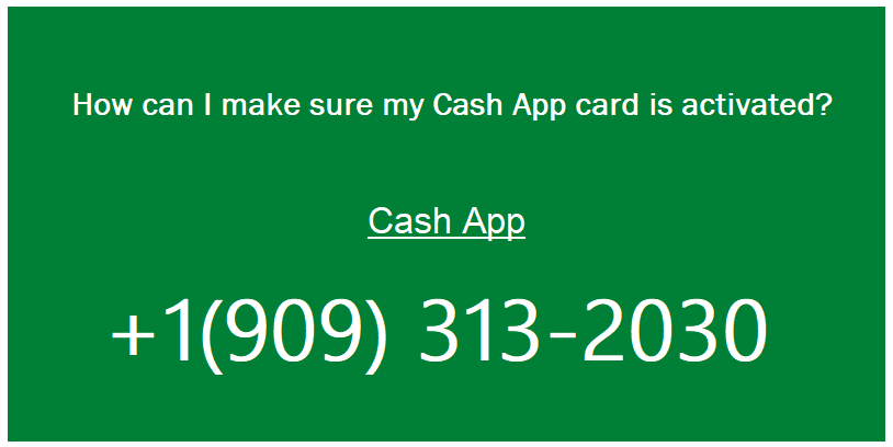 How can I make sure my Cash App card is activated?
