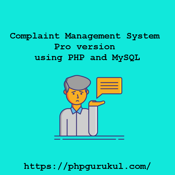 Global Complaint Management System Pro version using PHP and MySQL