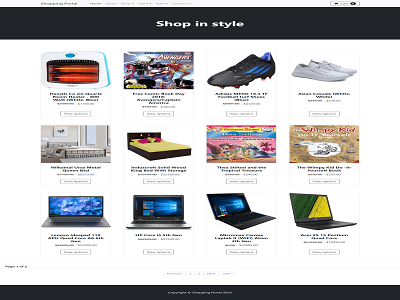 Online Shopping Portal Pro Version using PHP and MySQL