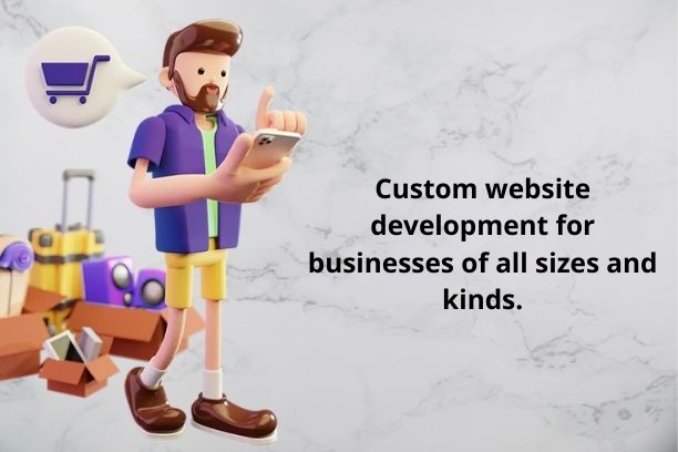 Custom website development for businesses of all sizes and kinds.