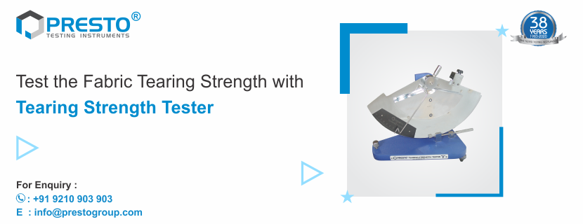 Test The Fabric Tearing Strength With Tearing Strength Tester