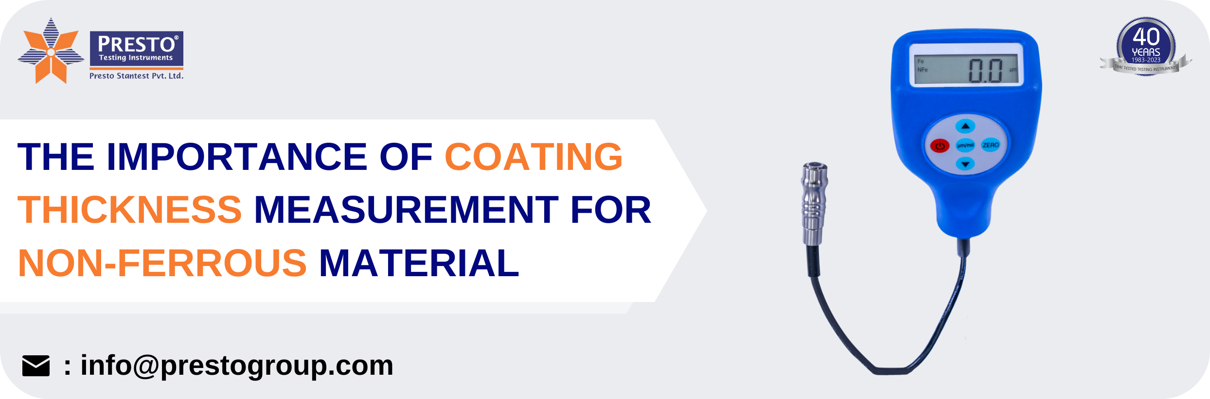 The Importance of Coating Thickness Measurement for Non-Ferrous Materials