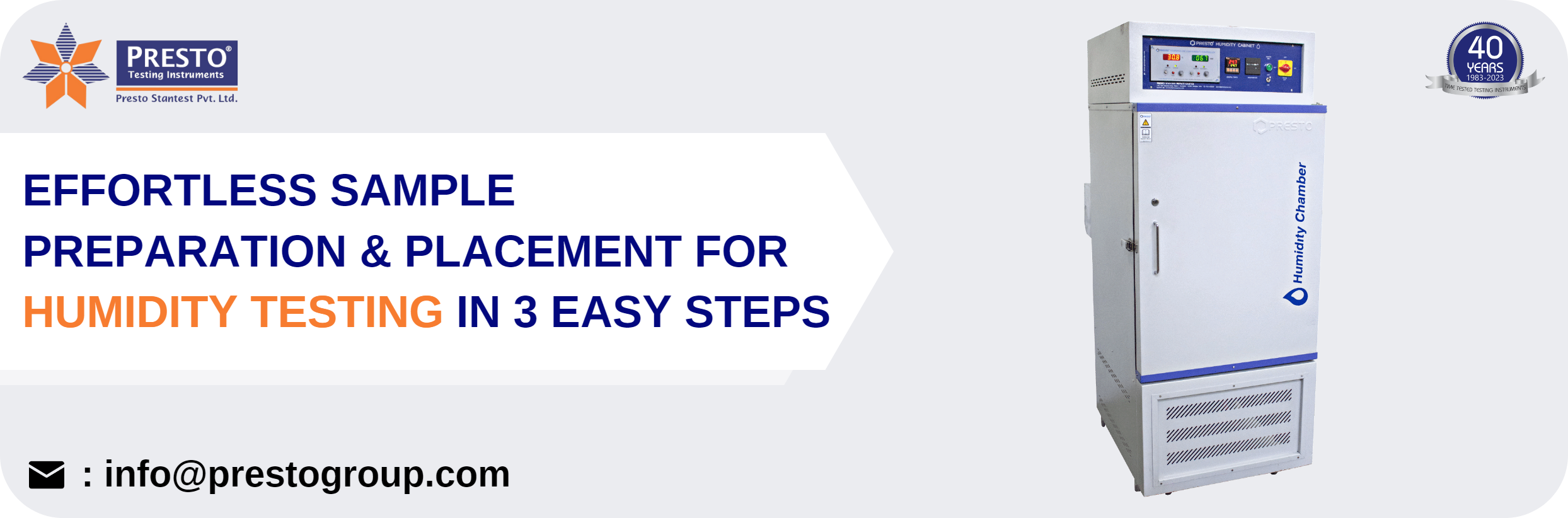 Effortless Sample Preparation & Placement for Humidity Testing In 3 Easy Steps
