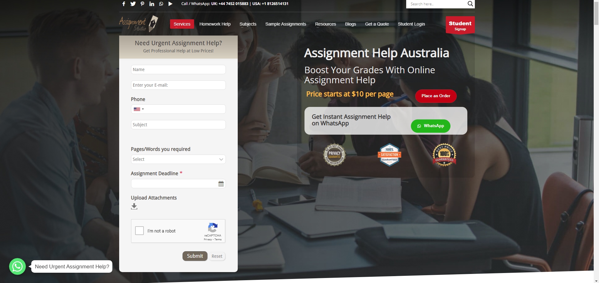 Online Assignment help provider in Australia