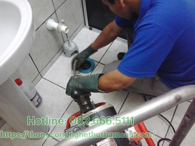 Dịch vụ thông tắc cống nghẹt tại huyện Củ Chi uy tín, chất lượng