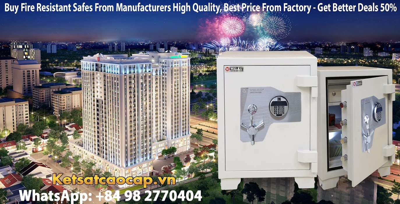 Address selling strongbox, fire resistant glass WELKO Safes Fire Resistant Cabinet prestige