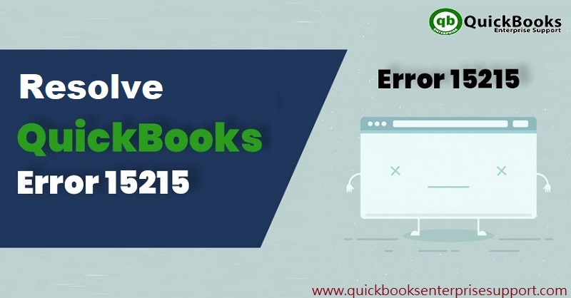 Step for Resolve QuickBooks error code 15215