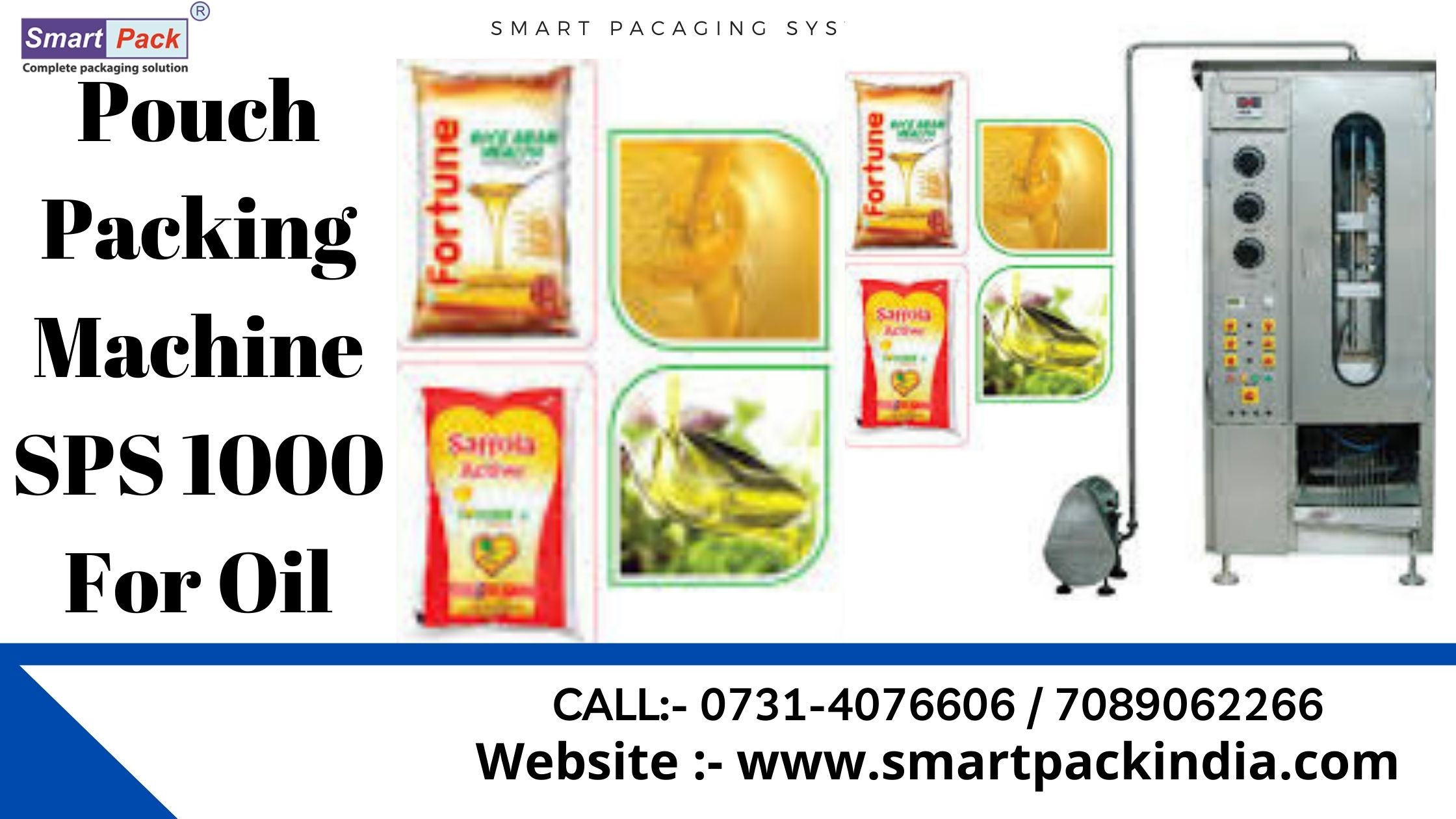 Pouch Packaging Machines For Oil
