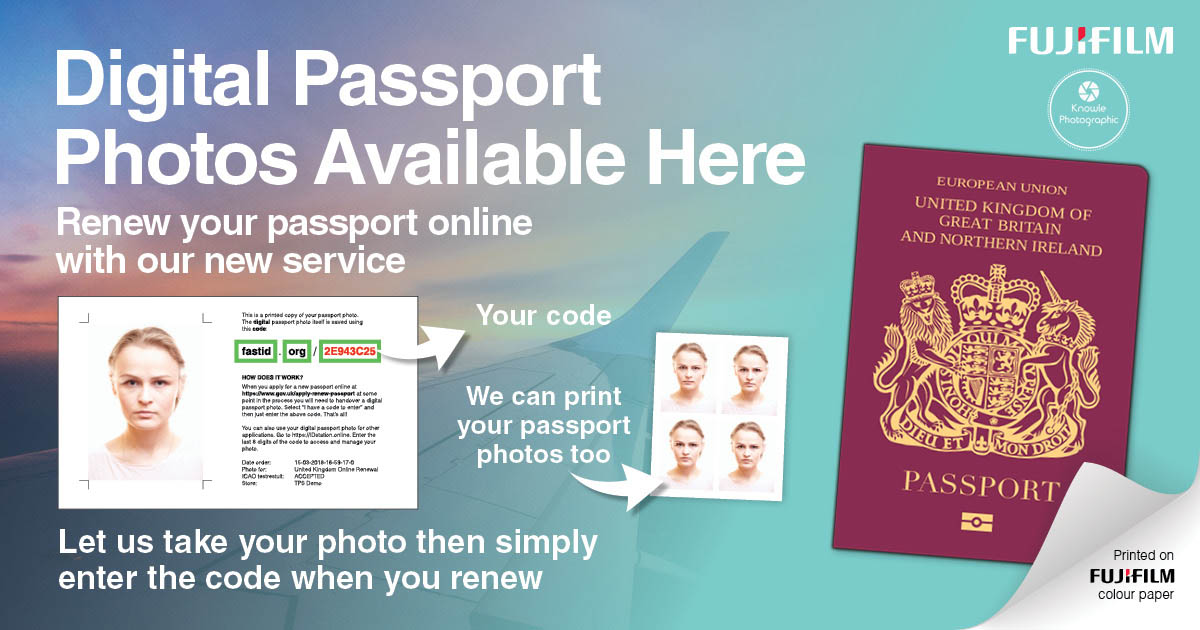 New Digital Passport size photos - Knowle Photographic