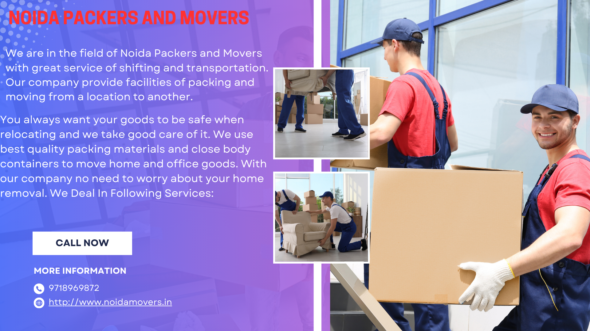 Hassle Free Shifting With Noida Packers And Movers