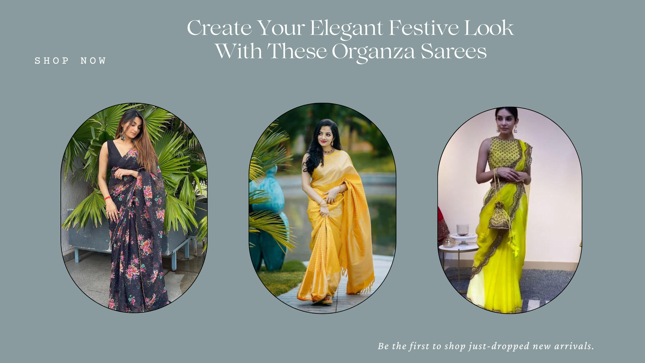 Create Your Elegant Festive Look With These Organza Sarees