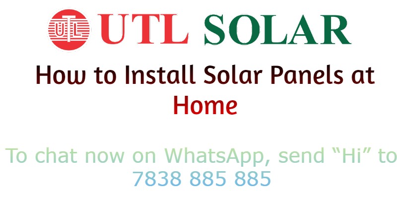 How to Install Solar Panels at Home