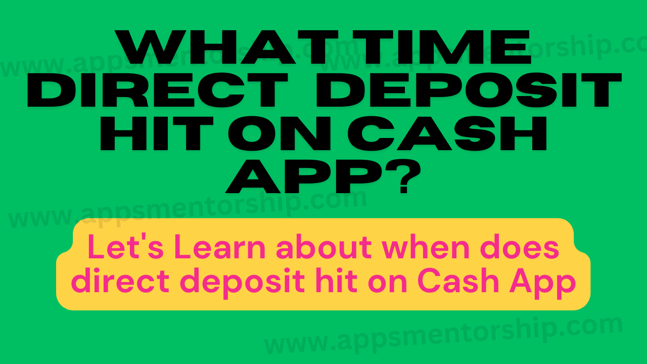 What Time Does Cash App Direct Deposit Hit on Wednesdays?