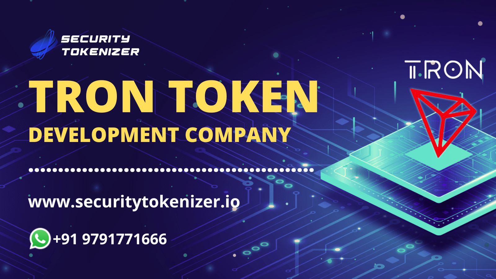 TRON Token Development Company - Security Tokenizerr