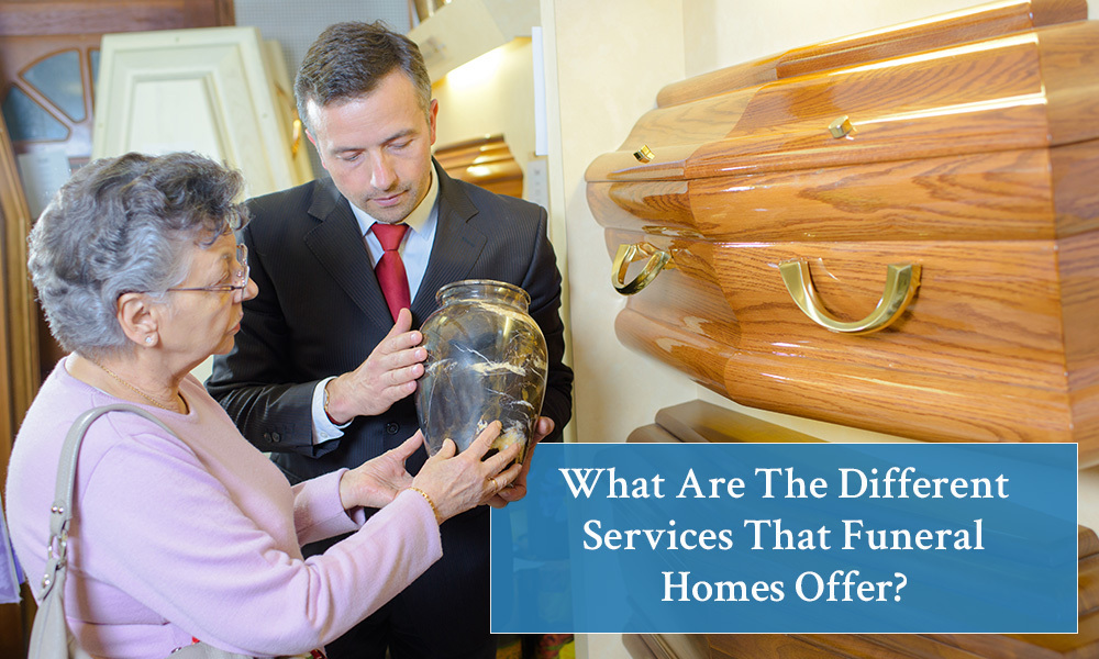 What are the various services offered by funeral homes in Montreal?