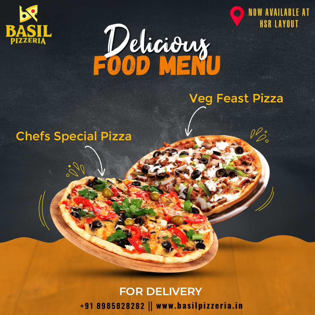 Pizza Take Away in Bangalore - Basil Pizzeria