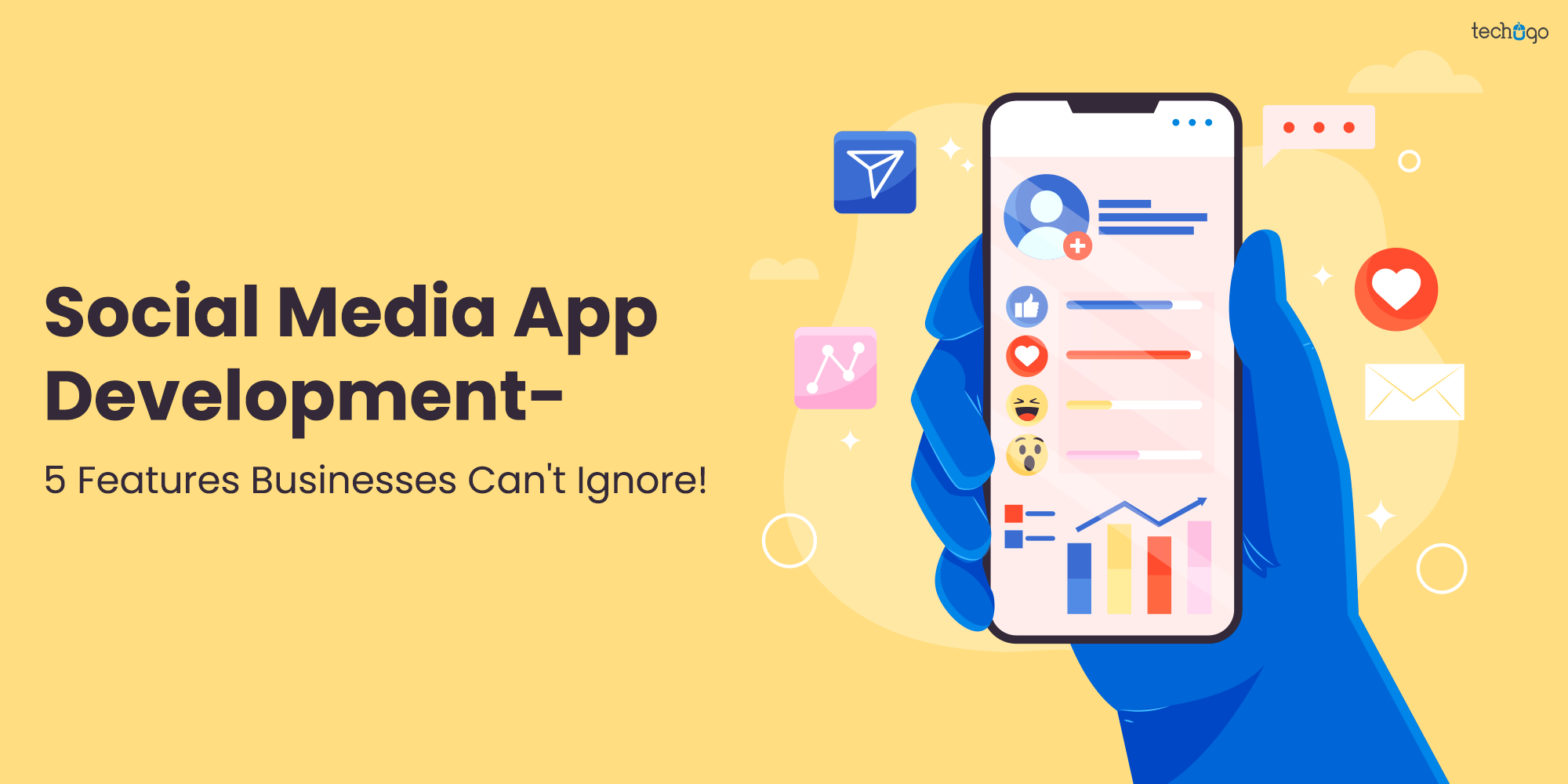 Social Media App Development- 5 Features Businesses Can't Ignore! 