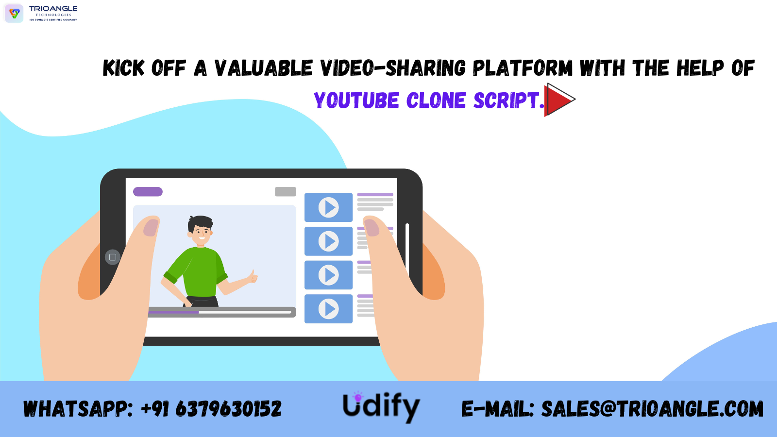 Kick off a Valuable video-sharing platform with the help of Youtube Clone Script.