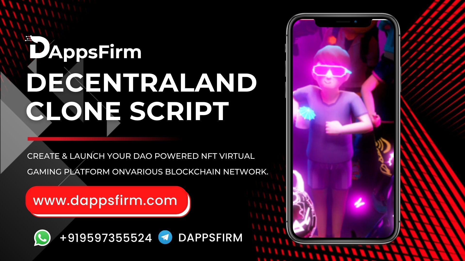 Decentraland Clone Script To Create DAO powered NFT Virtual Gaming Platform