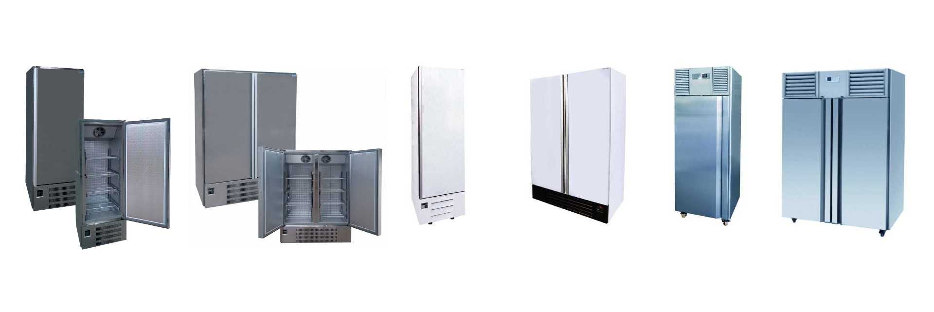 Stacking Food Things in a Display Freezer 