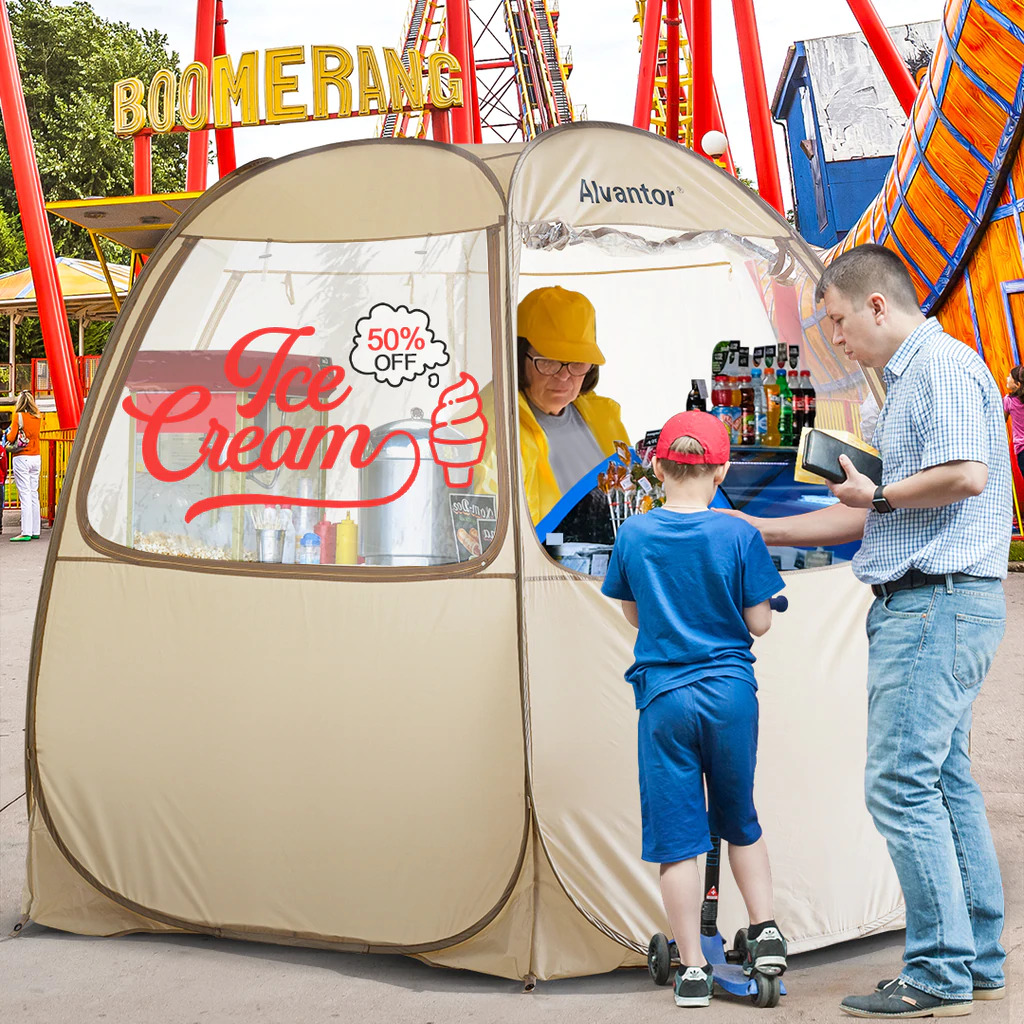 Pop-up Vendor Tent: Just Pop Up Your Excitement!