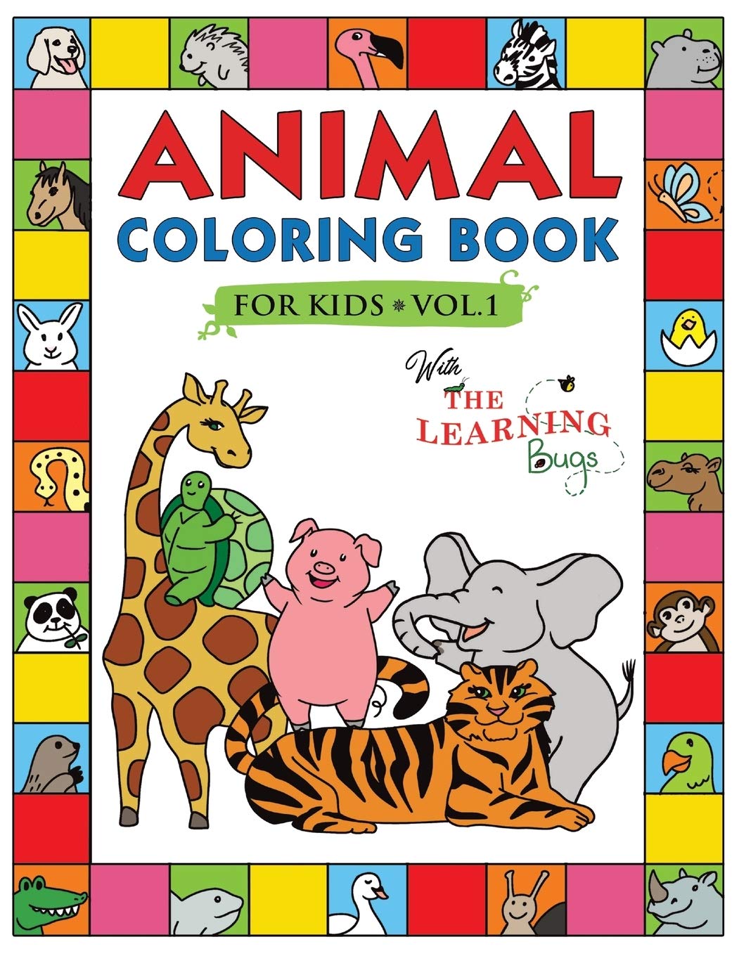 Fun Activity and Animal Coloring Book for Kids Ages 5-7
