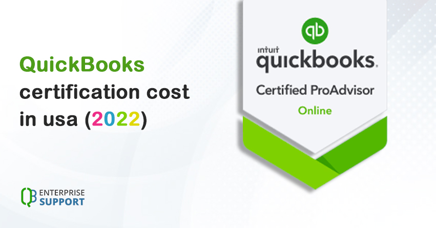 How much does it cost to get QuickBooks Certified