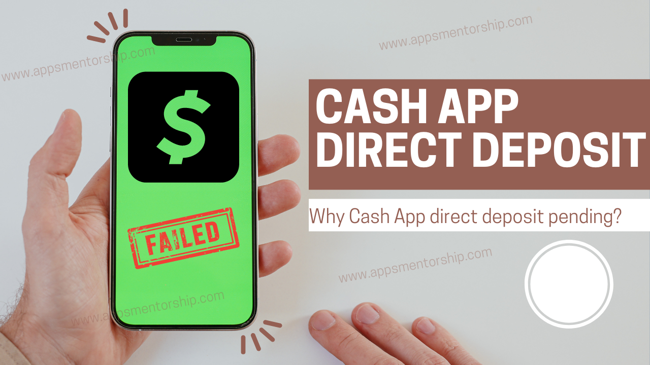 Why is my direct deposit pending on Cash App?