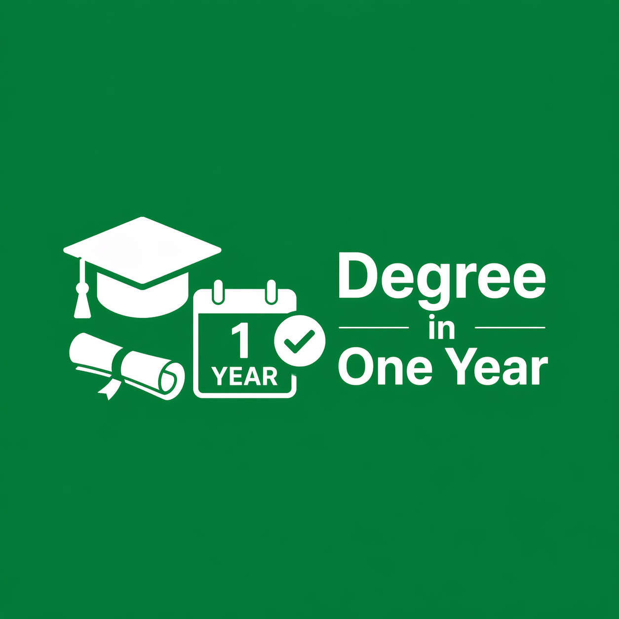 Degree in One Year: The Future of Fast Education
